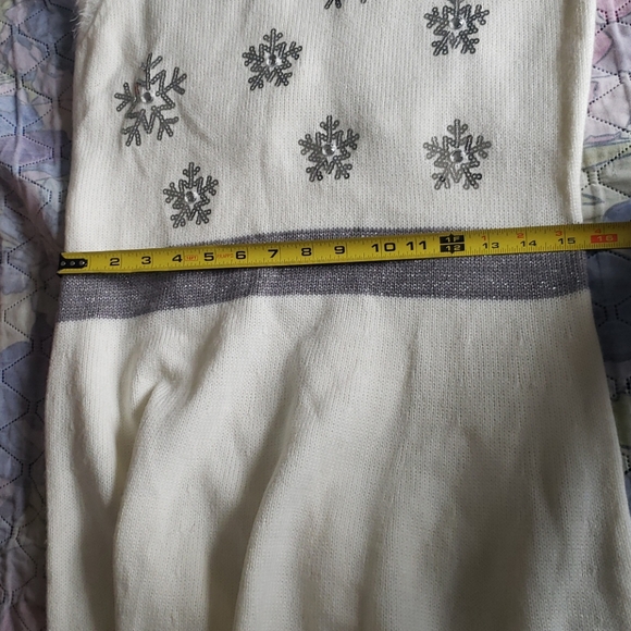 Snow Angel Christmas Sweater Dress M/L - Picture 9 of 10